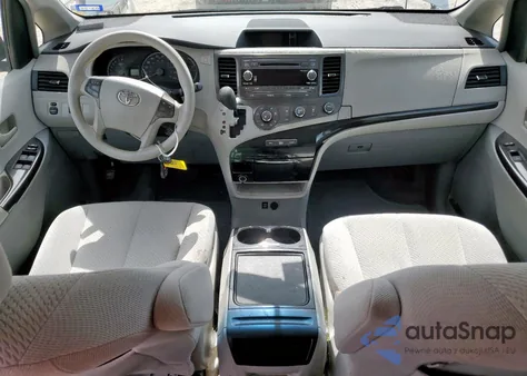 2012 Toyota Sienna Le from USA, damaged, VIN 5TDKK3DCXCS237766